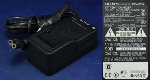 Sony BC-V615A Battery Charger