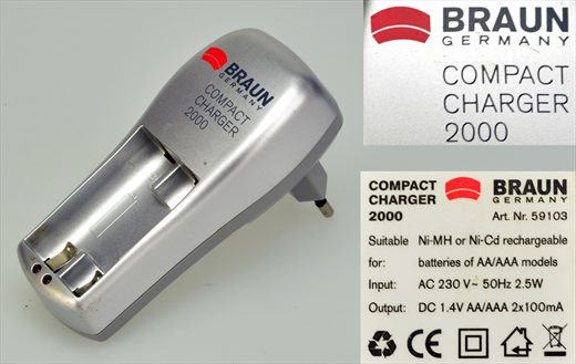 Braun Compact Charger 2000 59103
