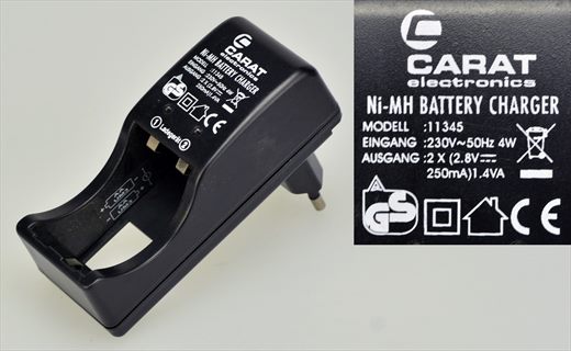 Carat Electronics 11345 Ni-MH battery charger