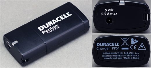 Duracell Pocket Charger PPS1