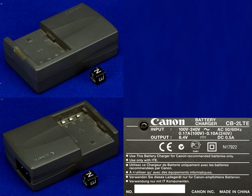Canon Battery Charger CB-2LTE