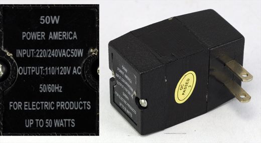 Power America (220-240V 110-120V 50W)