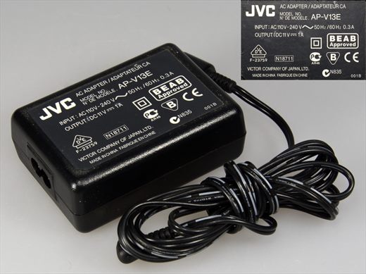 JVC AP-V13E AC adapter