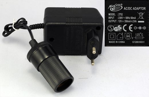 MadCatz AC-DC adaptor 2752 (230V 12V 350mA)