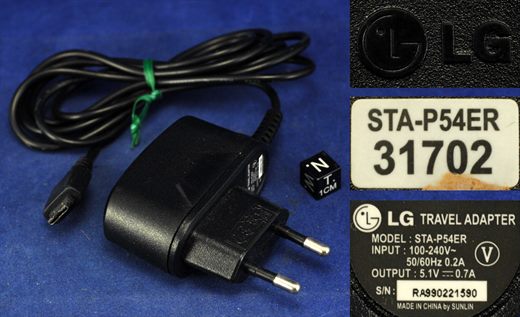 LG Travel Adapter STA-P54ER