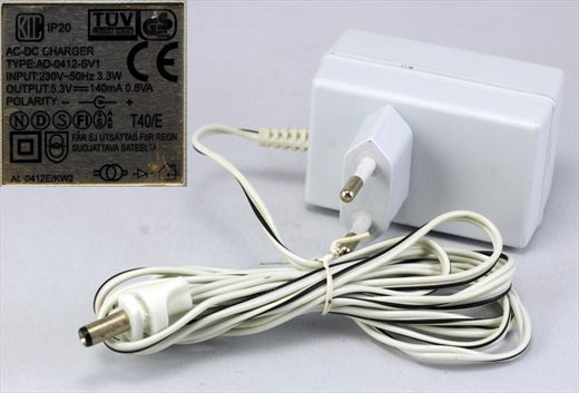 NETZTEIL AD-0412-SV1 (230V 5.3V 140mA)