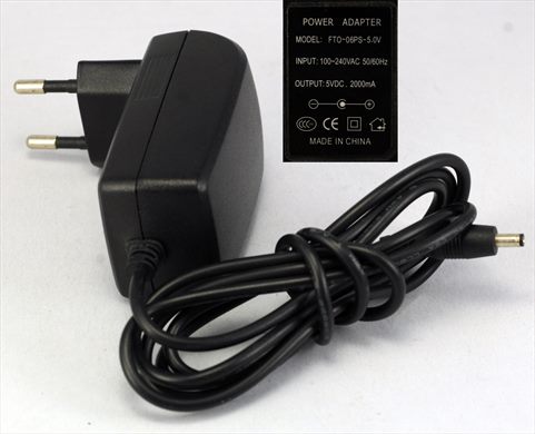 Power Adapter FTO-06PS-5.0V (100-240V 5V 2000ma)