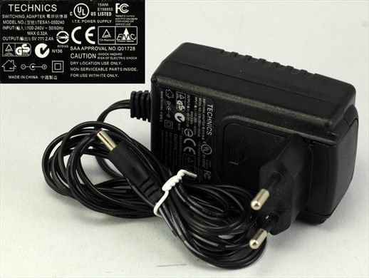 Technics Switching Adapter TESA1-050240 (100-240V 5V 2.4A)
