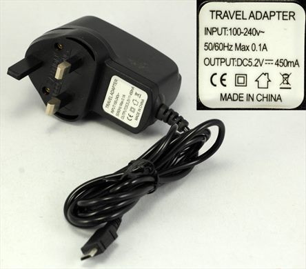 Traveler Adapter (100-240V 5.2V 0.1A)