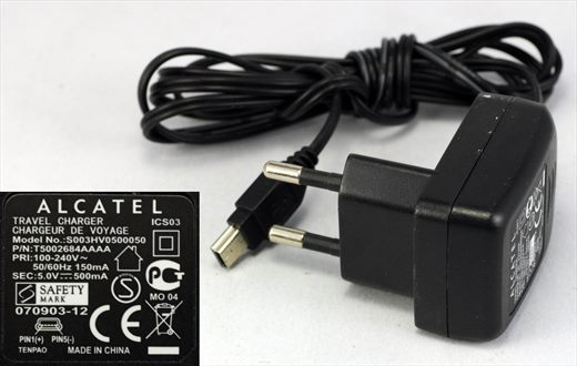 Alcatel S0033HV0500050 (100-240V 5.0V 500mA)