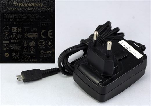 BlackBerry PSM04R-050CHW2 (100-240V 5V 750mA)