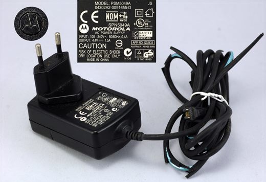 Motorola PSM5049A (100-240V 4.4V 1.5V)