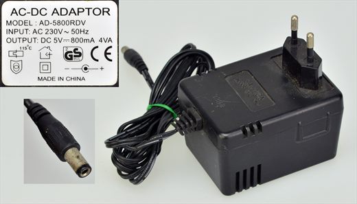 AC-DC adaptor AD-5800RDV