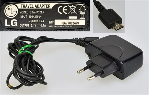 LG TA-P52ER Travel adapter