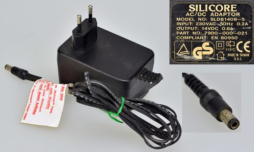 Silicore SLD81408-3 AC-DC adaptor