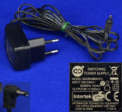Intertek Switching power supply S003IV0600050