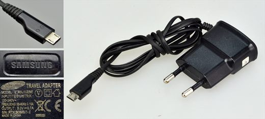 Samsung ETA0U10EBE travel adapter