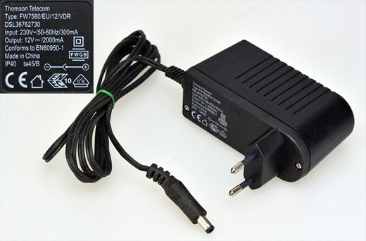 Thomson FW7580 AC Adaptor