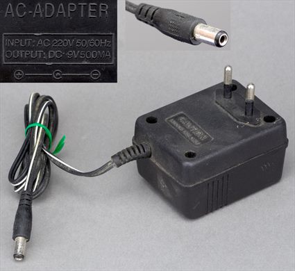Adaptador AC-DC 220V 9V 500mA