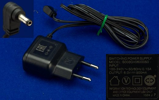 Intertek Switching power supply S003GV0600050