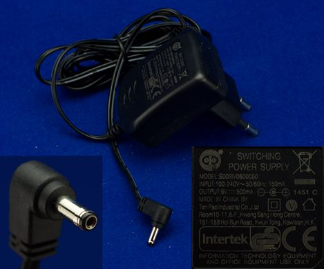 Intertek Switching power supply S003IV0600050 (1)