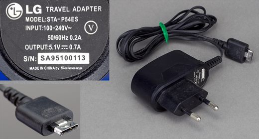 LG STA-P54ES Travel Adapter