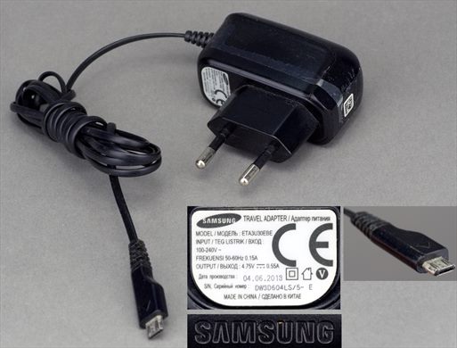 Samsung ETAA3U30EBE travel adapter