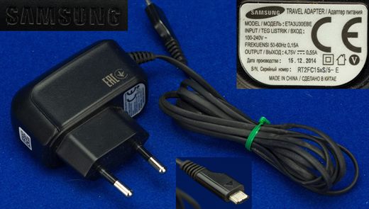 Samsung Travel Adapter ETA3U30EBE