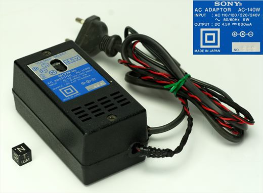 Sony AC-140W AC adaptor