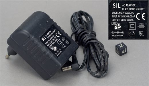 SIL VD090030C AC adaptor
