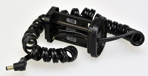 Suporte de 3 Pilhas 1.5V para Flash com Cabo DC