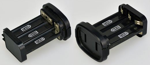 Suporte de 3 Pilhas 1.5V para Flash