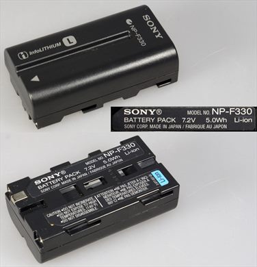 Sony NP-F330 Bateria Li-ion 7.2V 5.0Wh