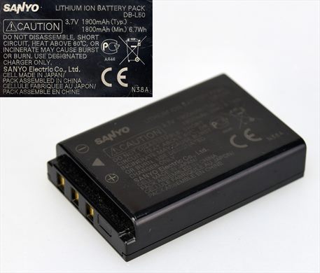 Sanyo DB-L50 Bateria Li-ion 3.7V 1800mAh