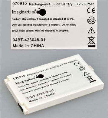 Imaginarium rechargeable Li-ion battery 700mAh 04BT-423048-01