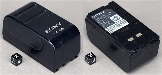 Sony NP-66 Bateria Ni-Cd 6V 1400mAh