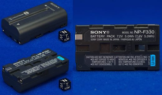 Sony NP-F330 Bateria Li-ion 7.2V 5.0Wh