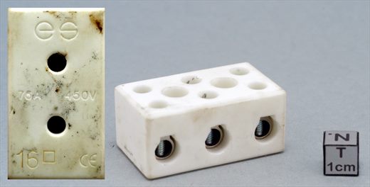 Conector ceramico 3 vias