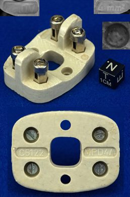 Placa de bornes ceramica 4mm2 Electro Ceramica