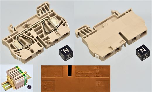 Weidmuller Splice terminal ZDU 6