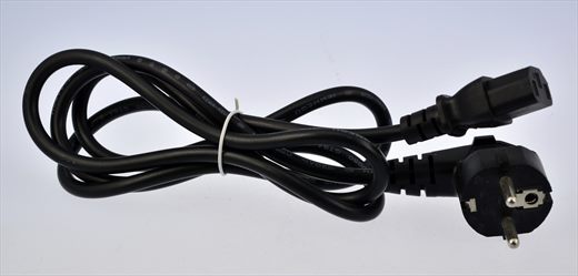 Plug Type F to IEC320 C13 connector black (2)