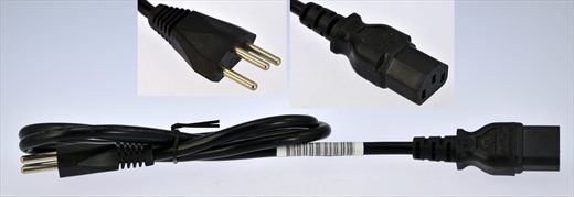 Electric cable grounded