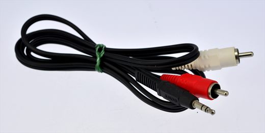 Audio 3,5mm-RCA male stereo
