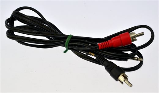 Audio 3,5mm-RCA male stereo 1