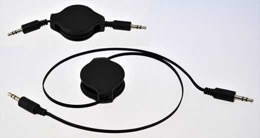 Audio stereo retractil