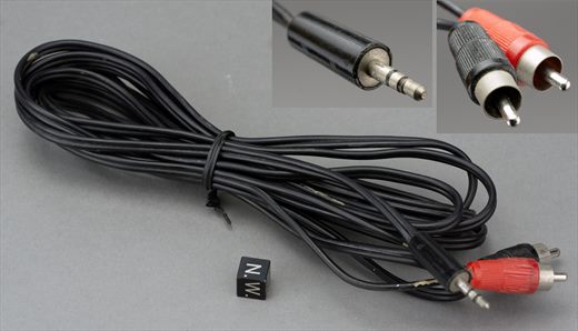 RCA stereo to 1.5 jack stereo