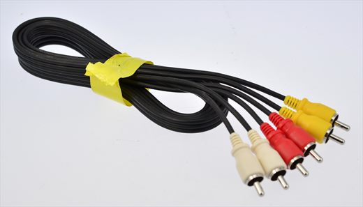 RCA 2 stereo channel and 1 video