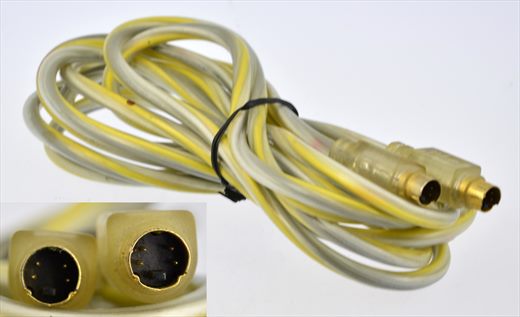 Mini-DIN 4-Pin Transparent-Yellow-White-gray