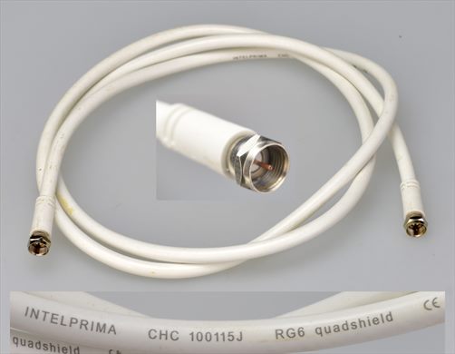 Coaxial cable with BNC male-male connectors