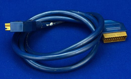 SCART to S-Video Cable Blue